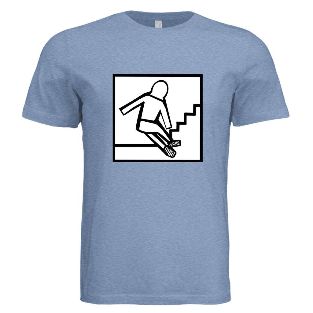 Solid Blue Triblend - 3413C - FRONT