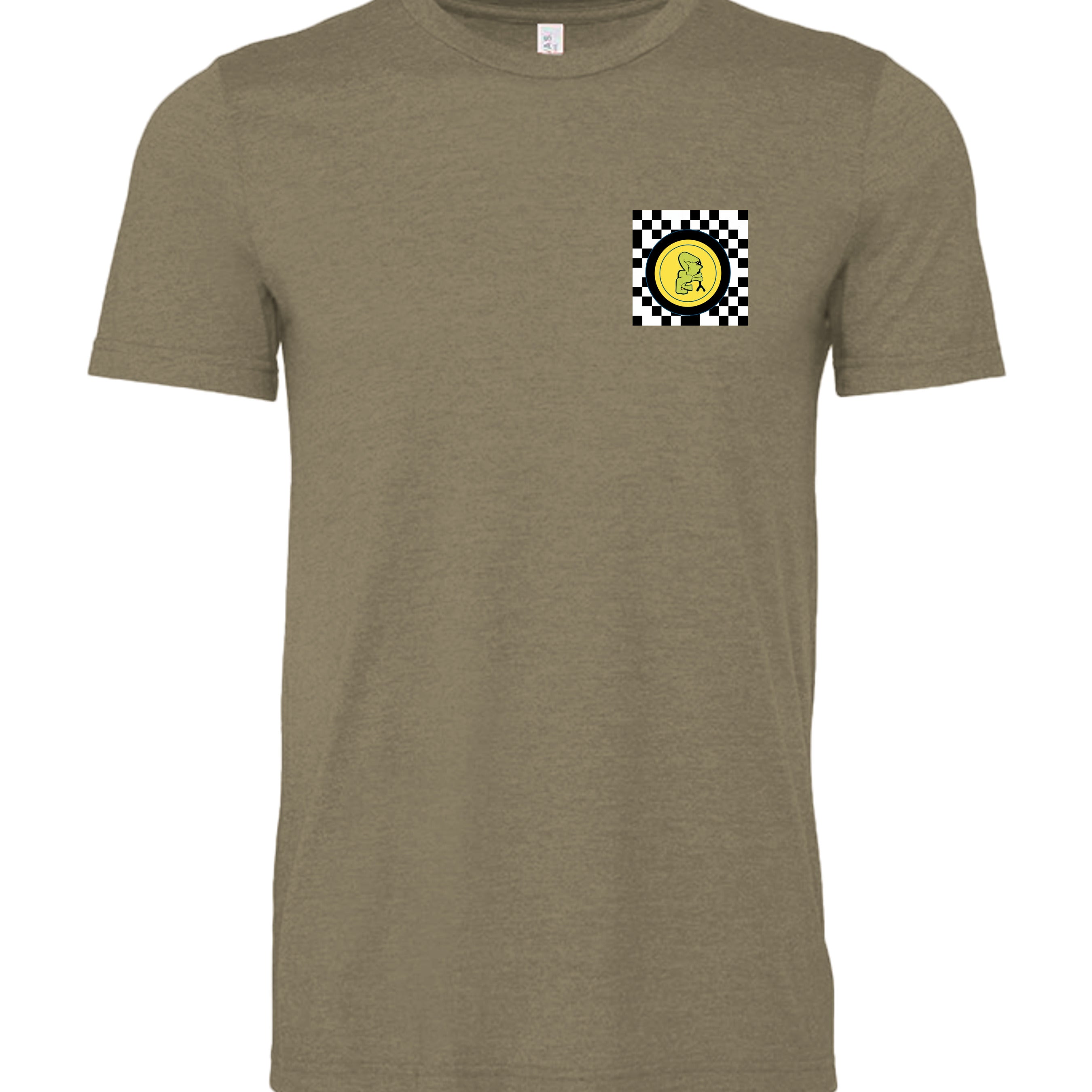 HEATHER OLIVE - 3001CVC - FRONT