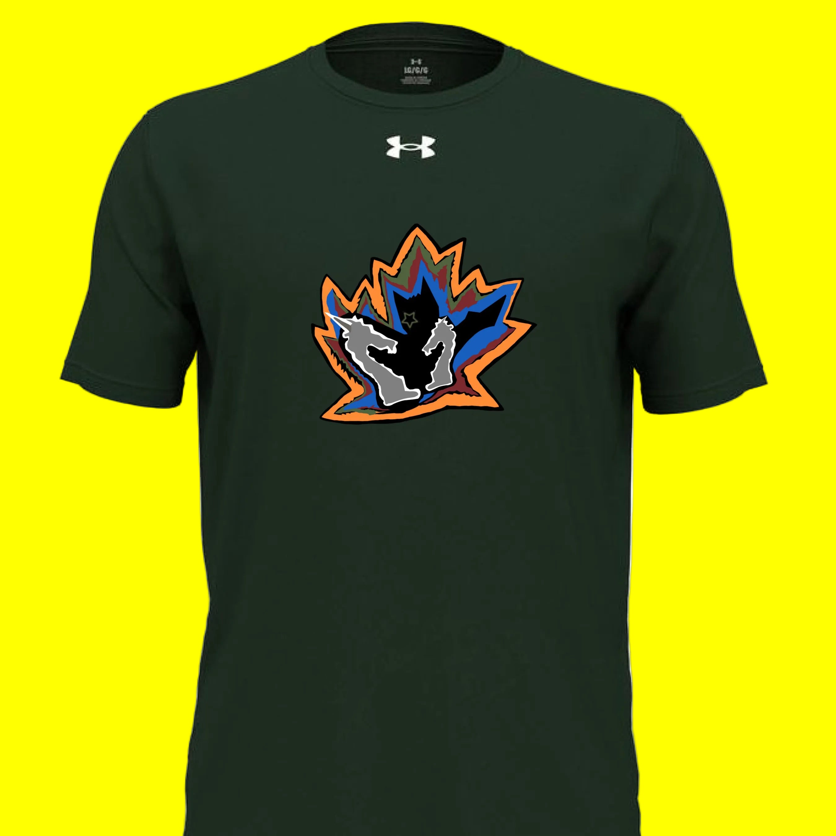 Forest Green/ White - FRONT