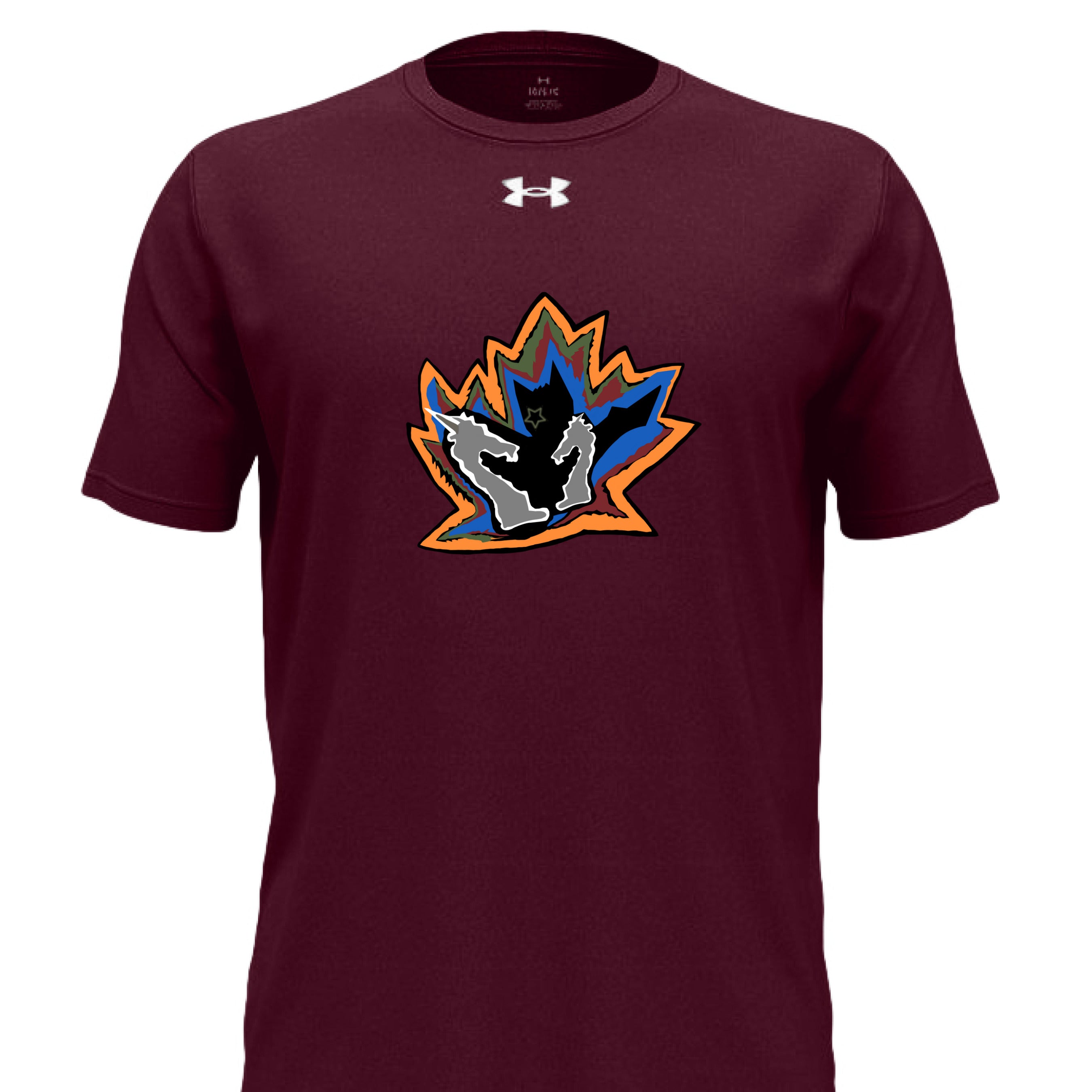 Maroon/ White - FRONT