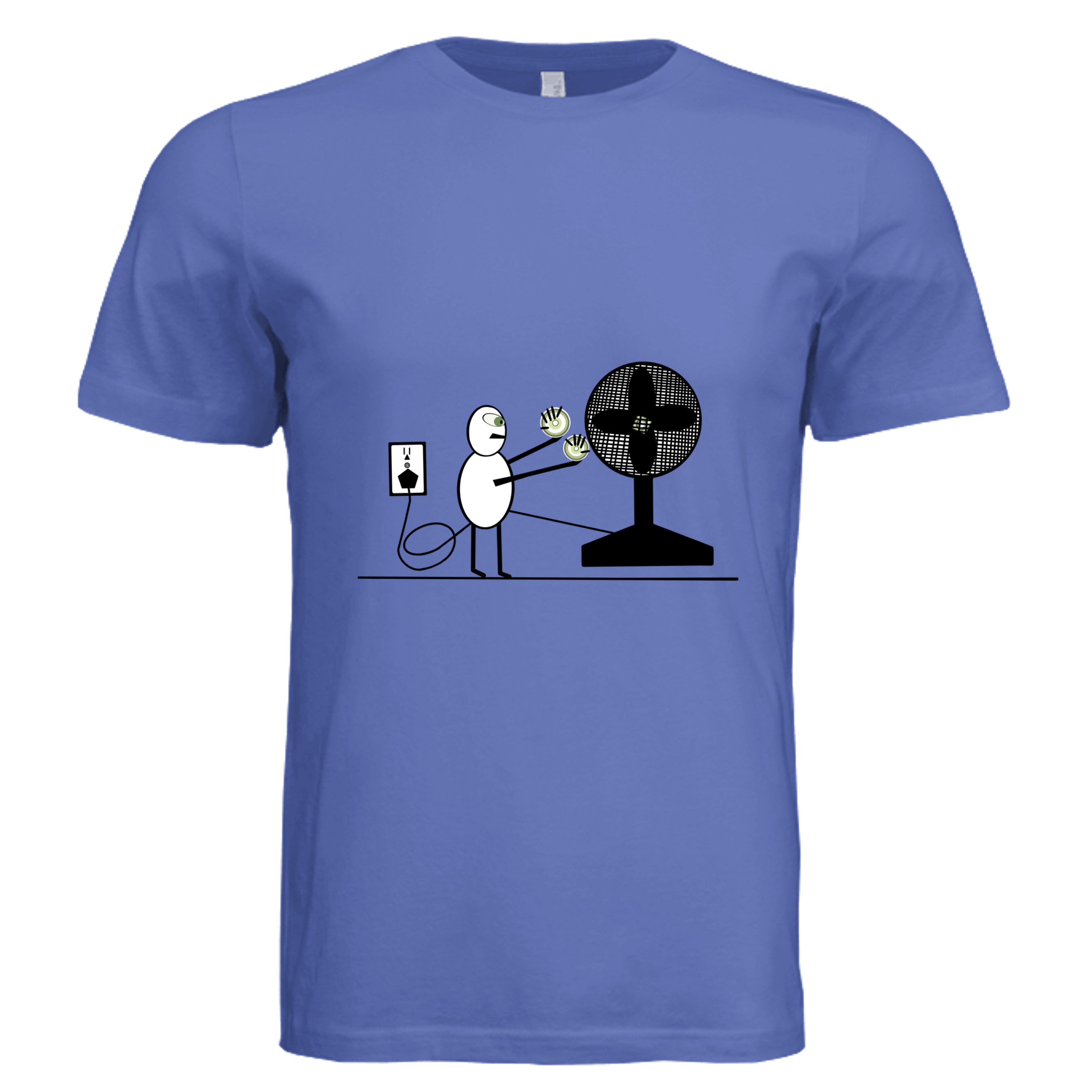 Solid True Royal Triblend - 3413C - FRONT