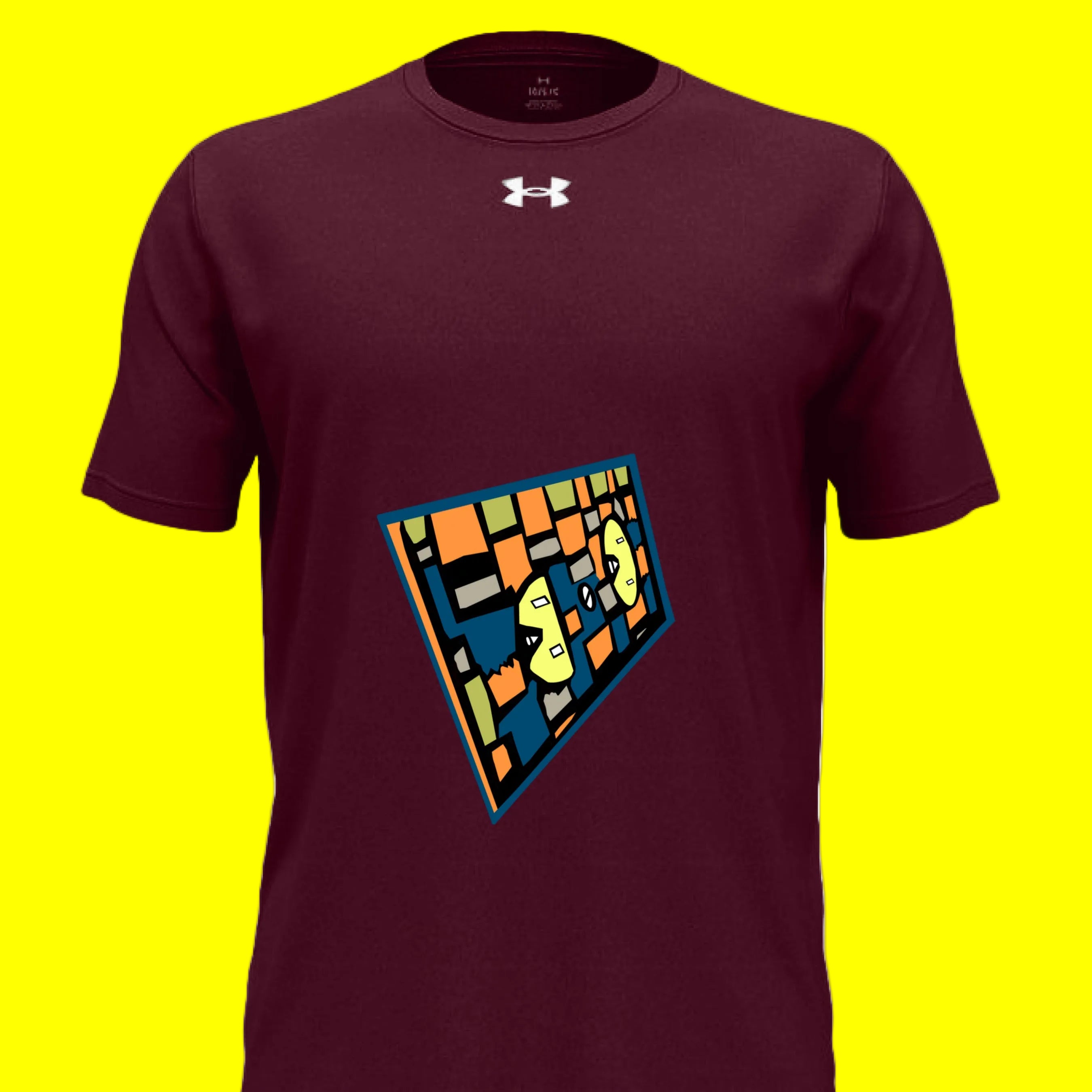 Maroon/ White - FRONT