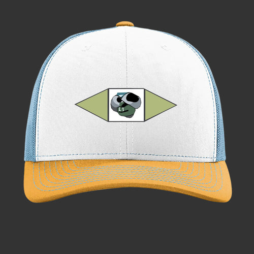 White/ Columbia Blue/ Yellow - 112 - FRONT